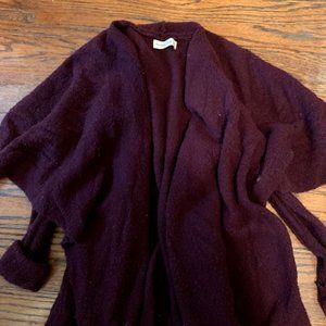 Abercrombie and Fitch Maroon Cardigan